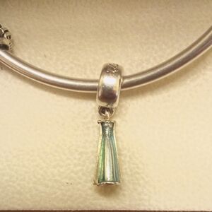 Pandora Disney Frozen Elsa's Shimmering Blue Dress Dangle Charm